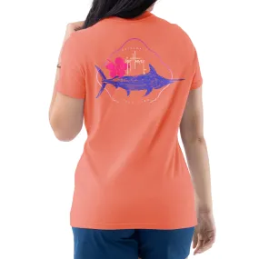 Ladies Swift Short Sleeve V-Neck T-Shirt