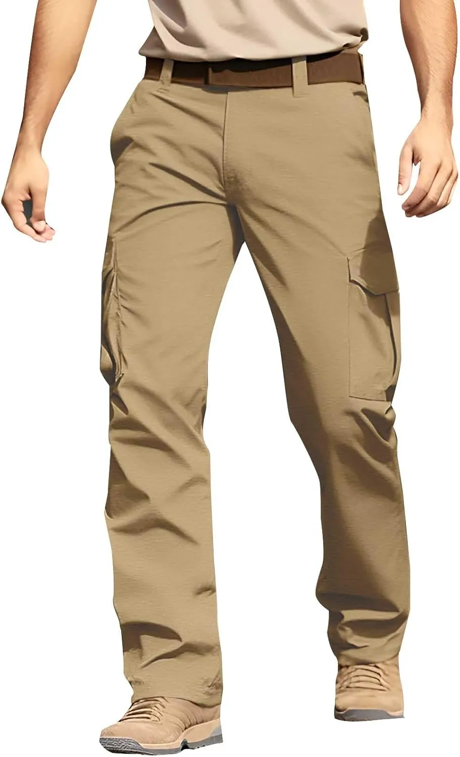 Mens Cargo Pants Tactical Waterproof Pants Gym Sports Men's Stretch Tactical Pants Hiking Pants Cargo Pants for Men