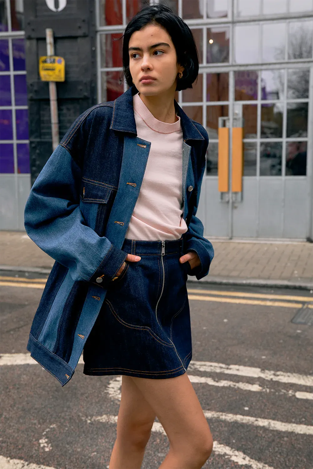 Quinn Jacket in Denim